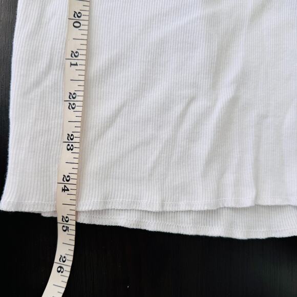 Beyonce Cowboy Carter Tank Top Medium Horseshoe White Ribbed CCT 2025 Tour Merch - Picture 9 of 10